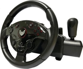 Resim Fox Playstation 4 Xbox Pc Switch Uyumlu 270 Derece Döndürülebilir Direksiyon Seti 