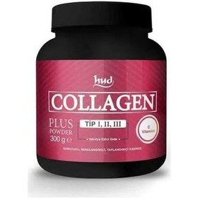 Resim Hud Collagen Plus Powder Toz Kolajen Tip 1-2-3 300 G 