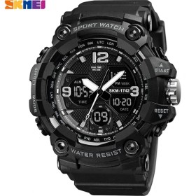 Resim Hanyang Siyah Vintage Askeri Erkek Dijital Saatler Skmeı Darbeye Dayanıklı 50 M Su Geçirmez Spor Kol Saati Moda Chrono Saat Erkek Izle 1742 (Yurt Dışından) 