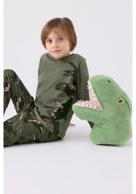 Resim Rolypoly Erkek Çocuk Haki Pijama Takımı 5274-45603 Haki 