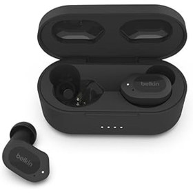 Resim Mu Art Ahşap Belkin Soundform Play True Wireless Kulak İçi Kulaklık, Siyah 
