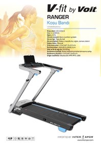 Resim VFit By Voit Ranger 2.5 HP AV Koşu Bandı - Gri 