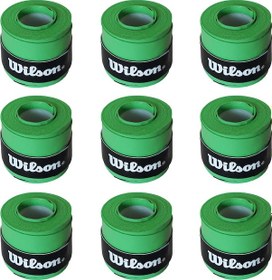 Resim Wilson Comfort Bowl O'grips 9 Adet Grip. Tenis Raketi Gribi Yeşil 