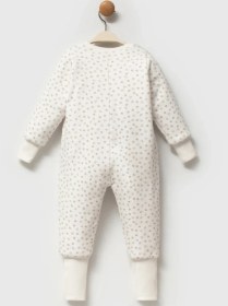 Resim Ella Bonna Fermuarlı Bisiklet Yaka Uyku Tulumu Çoraplı Patikli 2,5 Tog Ekru-gül Kurusu 