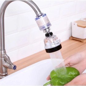 Resim Evim Shopping Filtreli 3 Fonksiyonlu Şeffaf Musluk Başlığı 