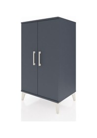 Resim Hyperion Komodin 2 Kapaklı 60x44x106 Antrasit-antrasit Antrasit 