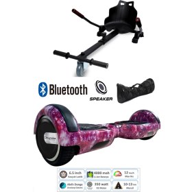 Resim Citymate Elektrikli Kaykay Scooter Hoverboard Akıllı Dengeli + Hover Kart + Çanta Full Paket 