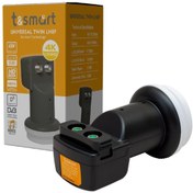 Resim Tsmart Full Ultra Hd 3d 4k Uyumlu Yağmur Korumalı İkili Twin Çanak Uydu Lnb 2 Li 