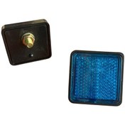 Resim Reflektörü Kare 2adet Mavı Vida 6 Mm 