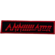 Resim X-SHOP Annihilator Rock Metal Badge Pathces Arma Peç Kot Yaması (11.8cm x 2.8cm) 