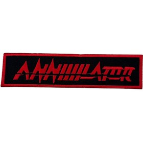 Resim X-SHOP Annihilator Rock Metal Badge Pathces Arma Peç Kot Yaması (11.8cm x 2.8cm) 