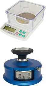 Resim İşkur Makina Elektronik Hassas Kumaş Gramaj Terazisi Ve Kesicisi 
