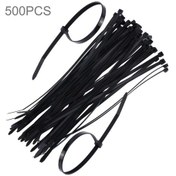 Resim 500 Adet 5mm 250mm Naylon Kablo Bağları Siyah 