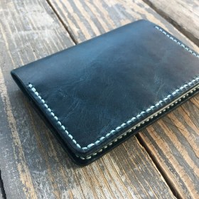 Resim Çakıl Tasarım Hakiki Deri Turkuaz Ruhsat Kabı - Isme Özel 