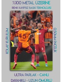 Resim Metal Baskı Parlak Duvar Tablosu - Osimhen, İcardiiii 