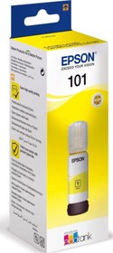 Resim Epson 101 Sarı Mürekkep Şişesi, 70 ml. L4150/L4160/L6160/L6170/L6190/L14150 (C13T03V44A) Yellow 