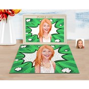 Resim Bk Gift Kişiye Özel Kadın Karikatürlü 1000 Parça Profesyonel Puzzle-37 