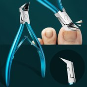 Resim Ultra Keskin Hassas Tırnak Makası - İçe Doğru & Kalın Ayak Tırnakları İçin Güvenli, Evde Manikür & Pedikür İçin Mükemmel 