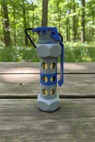 Resim mmb Stun Grenade Aksesuar Gerçek Ölçü & Ağırlık Pim–Mandal Hareketli, Airsoft & Cosplay Uyumlu 