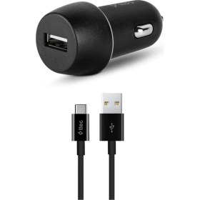 Resim Ttec 2CKS20CS Smartcharger 2.1A Araç Şarj Aleti + Usb-C Kablo Siyah 
