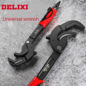 Resim Delixi Evrensel Anahtar Seti - Hızlı Çıkarma Panelli Çok Fonksiyonlu Ayarlanabilir Anahtar, Metal Malzeme, Mekanik İşlem ile Verimli Araç Kullanımı, Ayarlanabilir Anahtar 