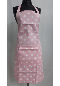 Resim Petra Mutfak Önlüğü Yıldızlı Pembe 
