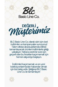Resim BLC Basic Line Co. Lacivert Renk Armürlü Papyon 