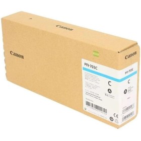 Resim Canon Plottersarf® Pfı-703 C (CYAN) Mavi Plotter Orijinal Mürekkep Kartuş 700 Ml. (2964B001) 