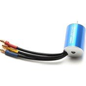 Resim Xiyyadms 4500kv Yüksek Hızlı Mavi Fırçasız Rc Araç Motoru - 24mm Çap, 34mm Uzunluk 