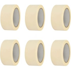 Resim Tify 6 Adet Maskeleme Bandı Boya Bandı 48mm X 25m Kağıt Bant 