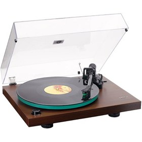 Resim Lenco LBT-225WA Retro Bluetoothlu Pikap Plak Çalar Kahverengi 