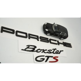 Resim Porsche Boxster GTS Bagaj 3M 3D ABS Yazı Logo Amblem Seti ORJİNAL ÜRÜN AYNI GÜN ÜCRETSİZ KARGO