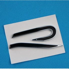 Resim R Yeni Nesil Krom-piano Black Çamurluk Arması 3m 3d Abs Volkswagen Bora 