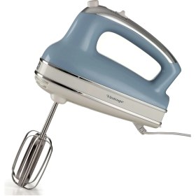 Resim El Mikseri Mavi 1548/05-450 Watt, 5 Hız, Çırpma ve Yoğurma Başlıkları, Turbo Fonksiyonu 