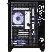 Resim Ti-Game Black Sea 6 Rgb Fan Black Mesh Gamıng Kasa Power Yok 