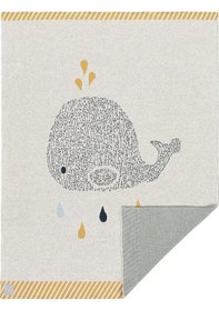 Resim Lassig Little Water Whale Örgü Bebek Battaniyesi Çok Renkli 