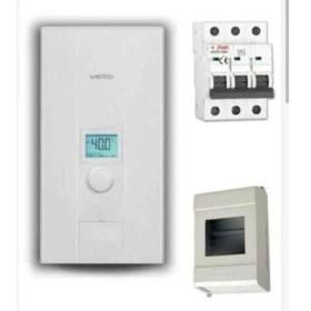 Resim Veito Blue S Elektrikli Ani Su Isıtıcı 24 kW Hızlı Isıtma Kapasitesi ile 3 Faz Kablolu Takım Set 