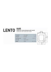 Resim Nkp Lento Yavaş Kapanan Klozet Kapağı Duroplast Diğer 