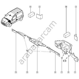 Resim Renault Kango 3 Sol Kısım Ses Kesici 8200881740 - 