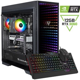 Resim Excalibur E75H.124F-BV60X-0HC i5 12400F 16 GB RAM 500 GB NVMe SSD Gen4 12 GB RTX 3060 FreeDOS Oyun Bilgisayarı 
