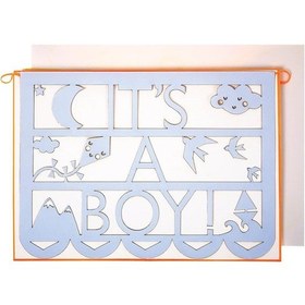 Resim Meri Meri - It'a A Boy Tebrik Kartı 