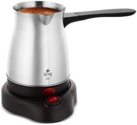 Resim King K451 Haz Türk Kahve Makinesi | 6 Fincan Kapasite, 600W Güç, Paslanmaz Çelik Gövde 