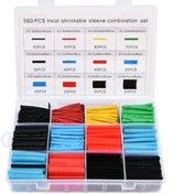 Resim MasterCar 560 Adet Makaron Seti Kutulu Premium Bilgisayar Elektrik Otomobil Kablo Koruyucu Kılıf Birleştirici 