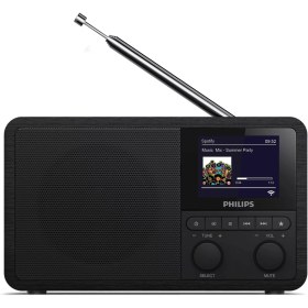 Resim Philips TAPR802/12 Dab+Fm Saatli Radyo (Bluetooth, Kapanma Zamanlayıcısı, Çift Alarm, Spotify Connect) Siyah 