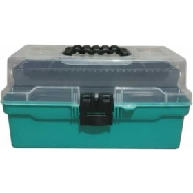 Resim 15" Balıkçı Takım Çantası, Dayanıklı ve Çok Bölmeli, Pratik Kullanım 