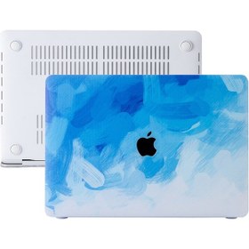 Resim Apple Uyumlu MacBook Air Kılıf M1 HardCase Touch ID A1932 A2179 A2337 Paint02 