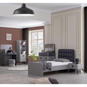 Resim Maison Genç Odası Takımı | Karyola Dolap Çalışma Masası Seti 