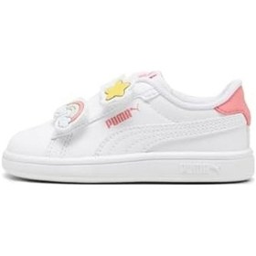 Resim Puma Smash 3.0 Badges V Inf Tenis Ayakkabısıkız Bebek Altın 