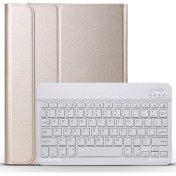 Resim Sunsky A098 iPad Air 4 10.9 Inç (2020) Altın Için Bluetooth Klavye Kılıfı (Yurt Dışından) 