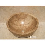 Resim Noche Traverten Çanak Lavabo 